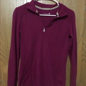 Smartwool quarter zip size medium